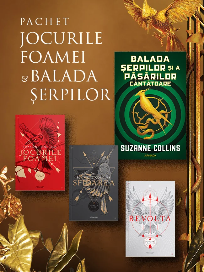 Pachet Jocurile Foamei 3 vol. + Balada șerpilor și a păsărilor cântătoare