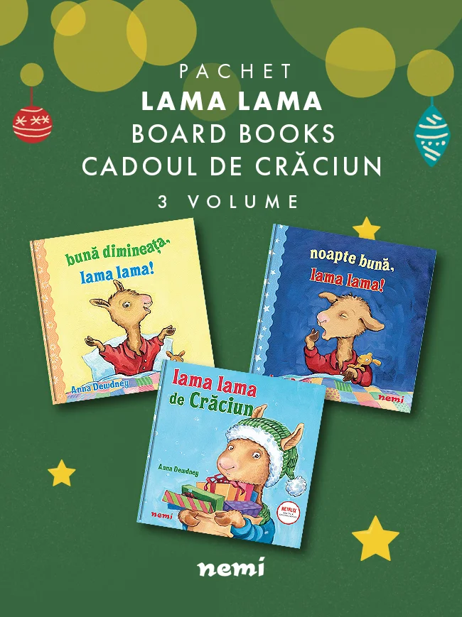 Pachet Lama Lama board books Cadoul de Crăciun 3 vol.