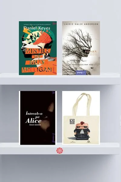 Pachet Lectura la 16 ani+ | Sacoșa Expert în cărți pentru adolescenți - Paperback brosat - Laurie Halse Anderson, Daniel Keyes - Young Art