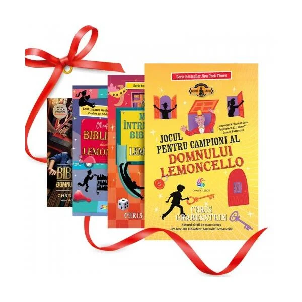 Pachet Lemoncello (Vol. 1-4) - Hardcover - Chris Grabenstein - Corint Junior