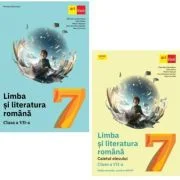 Pachet Limba si literatura romana pentru clasa a 7-a manual si caiet - Florentina Samihaian