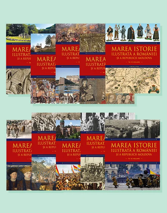 Pachet Marea istorie ilustrata a Romaniei si a Republicii Moldova