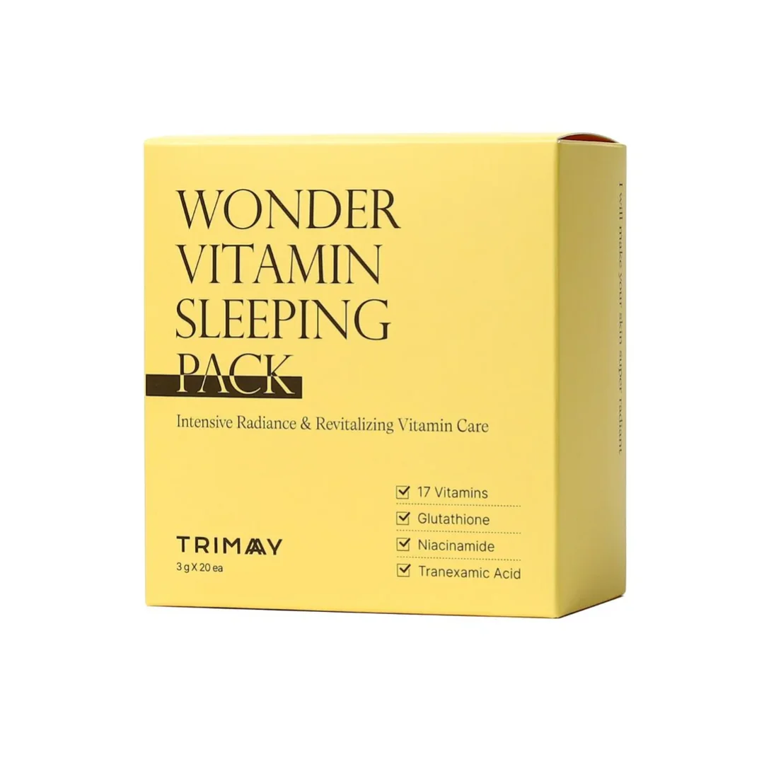 Pachet masti de noapte pentru luminozitate si revitalizare Wonder Vitamin, 20*3g, Trimay