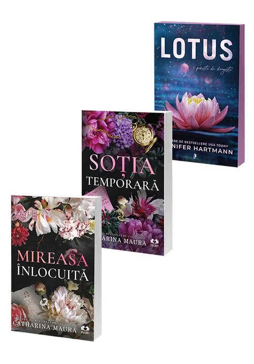 Pachet Mireasa inlocuita + Sotia temporara + LOTUS. Set 3 carti
