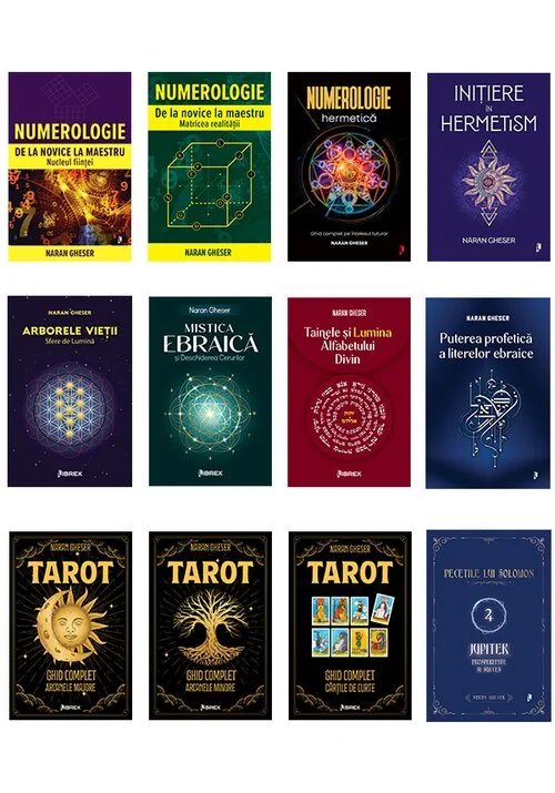 Pachet Naran Gheser. Set 12 carti
