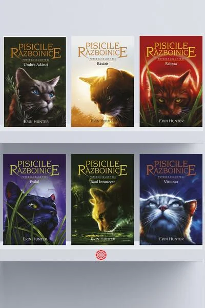 Pachet Pisicile războinice: Puterea celor trei - Erin Hunter - Galaxia Copiilor