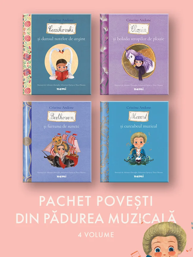 Pachet Povești din Pădurea Muzicală 4 vol.