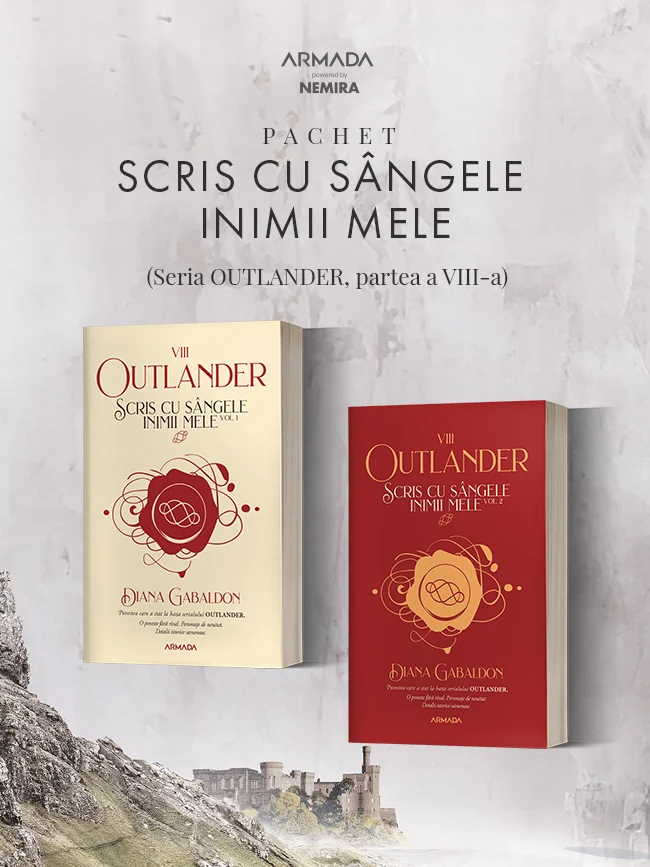 Pachet Scris cu sângele inimii mele 2 vol. (Seria OUTLANDER, partea a VIII-a)