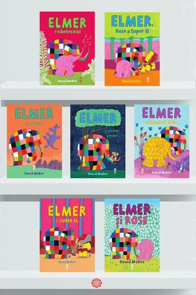 Pachet Seria Elmer și prietenii - David McKee - Pandora M