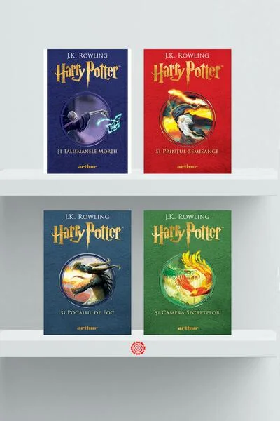 Pachet Seria Harry Potter (Vol.2,4,6,7) - Hardcover - J.K. Rowling - Arthur
