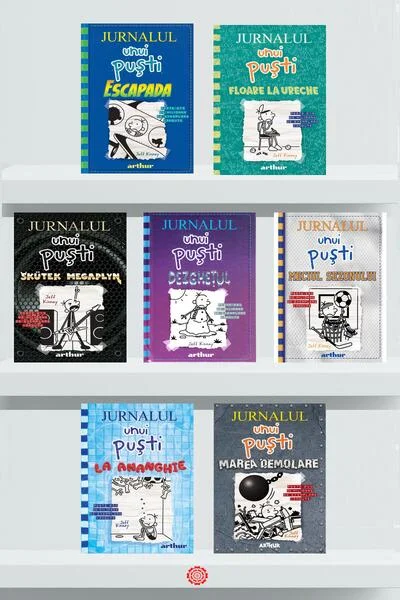 Pachet Seria Jurnalul unui puști II (Incomplet) - Hardcover - Jeff Kinney - Arthur