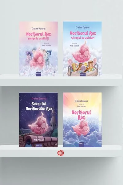 Pachet Seria Norișorul Roz - Cristina Donovici - Curtea Veche