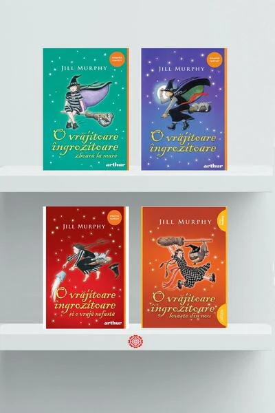 Pachet Seria O vrăjitoare îngrozitoare - Paperback brosat - Jill Murphy - Arthur