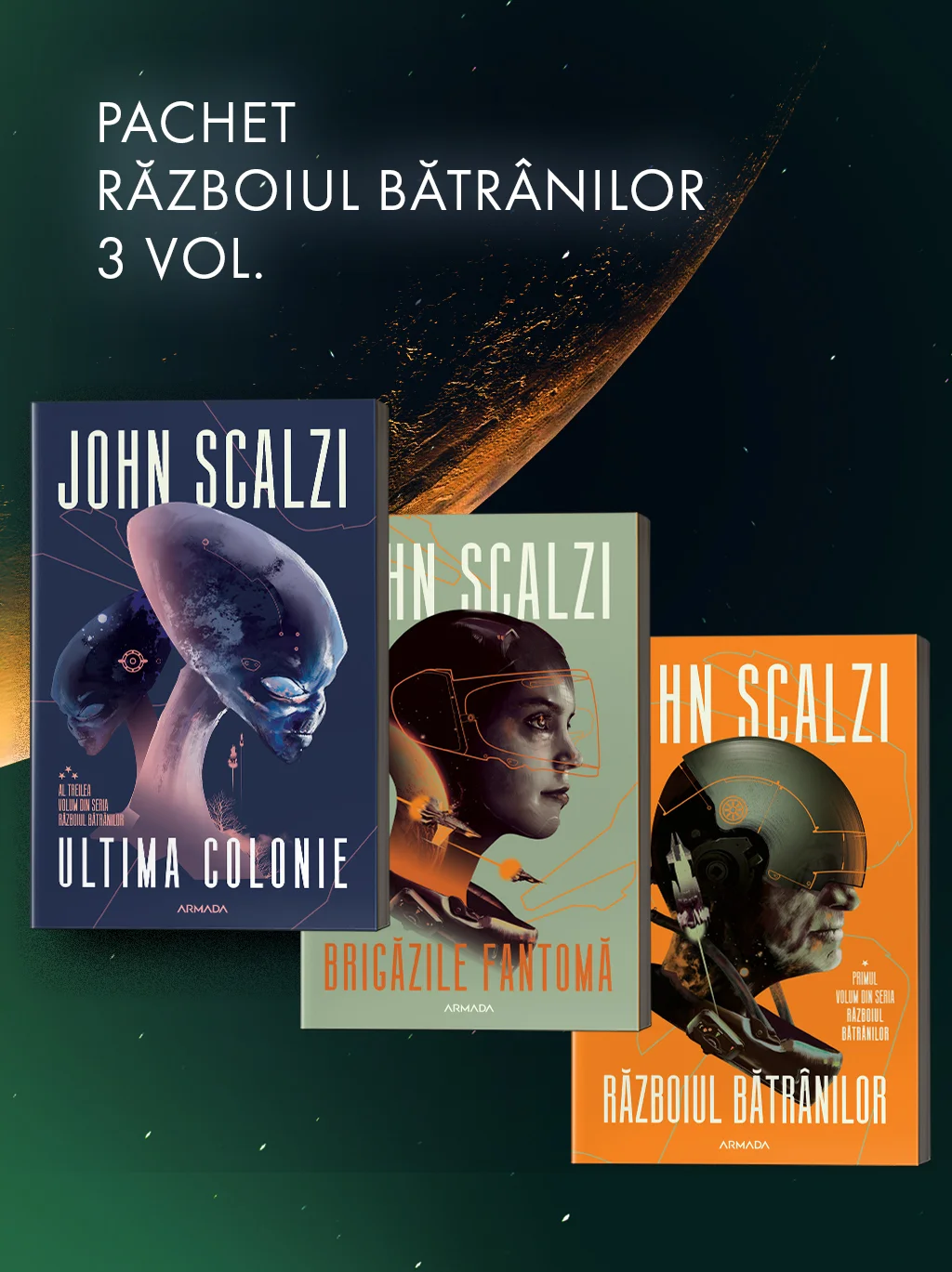 Pachet Seria RĂZBOIUL BĂTRÂNILOR 3 vol.