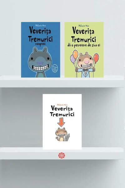 Pachet Seria Veverița Tremurici (Incomplet) - Hardcover - Mélanie Watt - Arthur