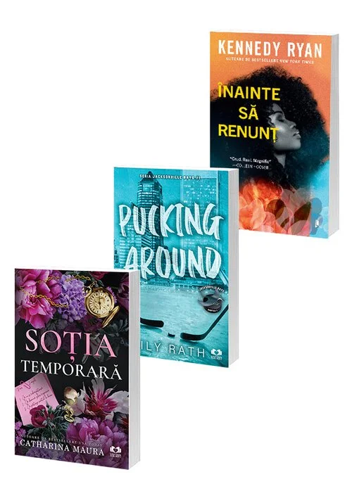 Pachet Sotia temporara + Pucking Around + Inainte sa renunt. Set 3 carti