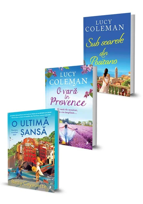 Pachet Sub soarele din Positano + O vara in Provence + O ultima sansa. Set 3 carti