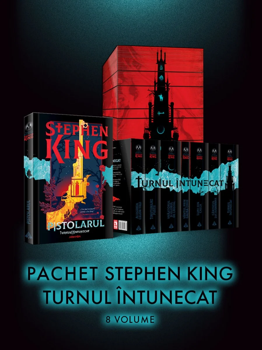 Pachet Turnul Întunecat 8 vol.  (ediție de colecție sprayed edges)