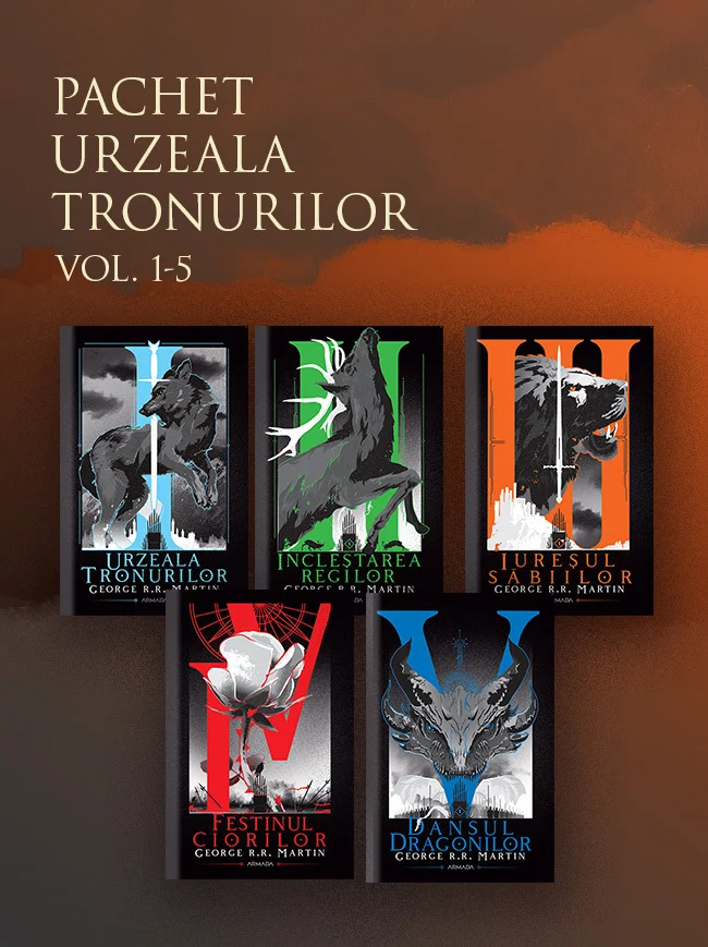 Pachet Urzeala Tronurilor 1-5 (ed. 2020)