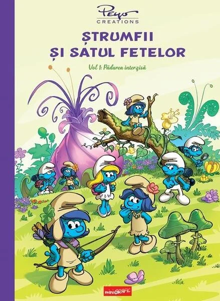 Pădurea interzisă. Ștrumfii și satul fetelor (Vol. 1) - Hardcover - Pierre Culliford - Grafic Art