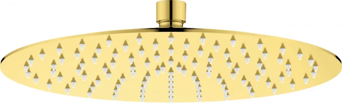 Palarie de dus rotunda, auriu, 250 mm, Deante Cascada