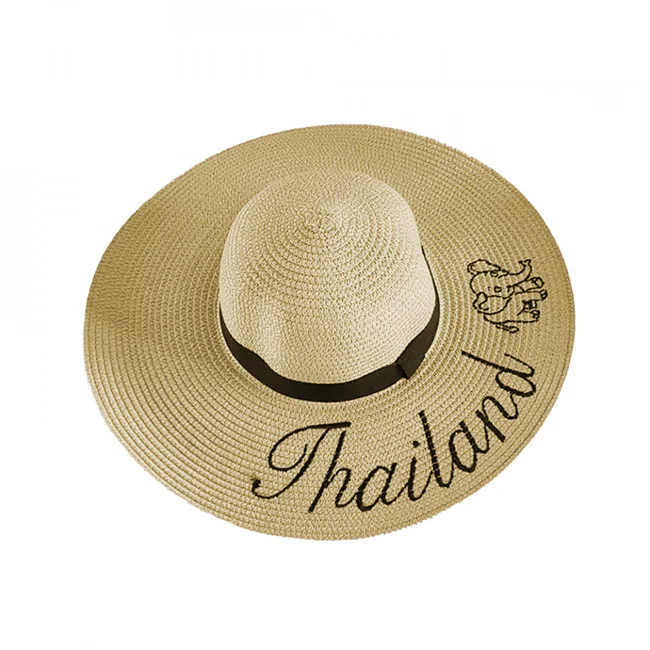 Palarie de plaja pentru femei, Thailand, Bej