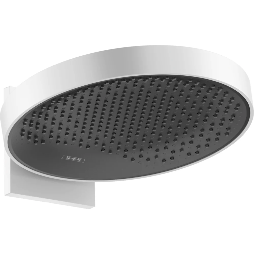 Palarie dus rotunda alb mat O 360 mm Hansgrohe Rainfinity 26230700