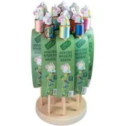 Panglica Unicorn pentru dans si gimnastica ritmica, +/-195 cm lungime, din lemn, Cayro, display cu 12 bucati