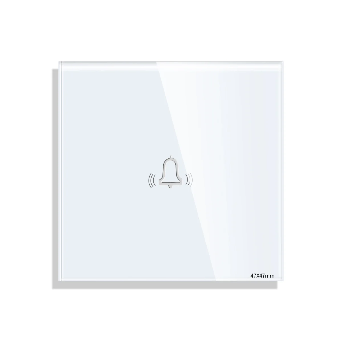 Panou Buton Sonerie cu Touch Mini din Sticla LUXION