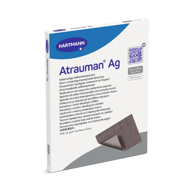 Pansament cu ioni de argint Atrauman Ag 10*10 cm, 10 bucati, HartMann