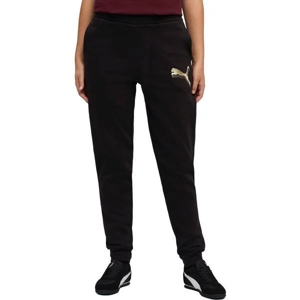 Pantaloni femei Puma Ess Metallic Sweatpants Fl 68499851, XXXL, Negru