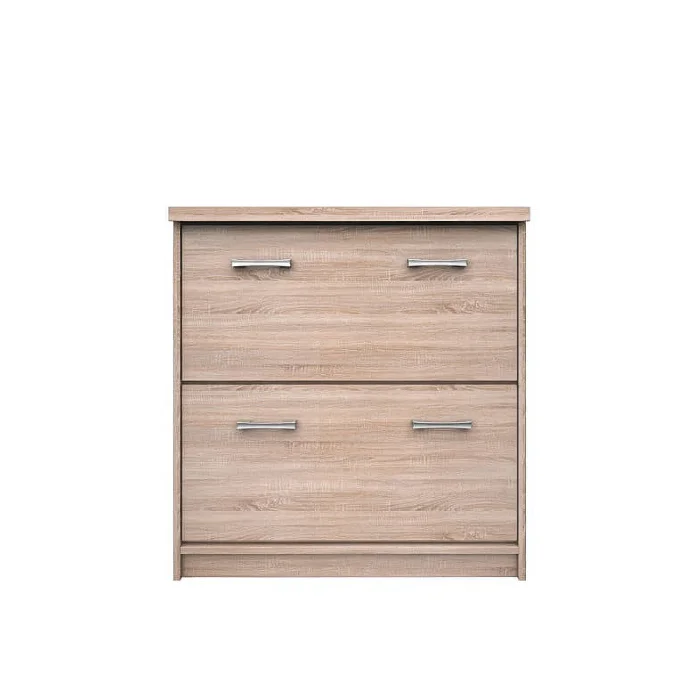 Pantofar TOP MIX, 2 usi tip clapeta, stejar sonoma, 80x27x85 cm