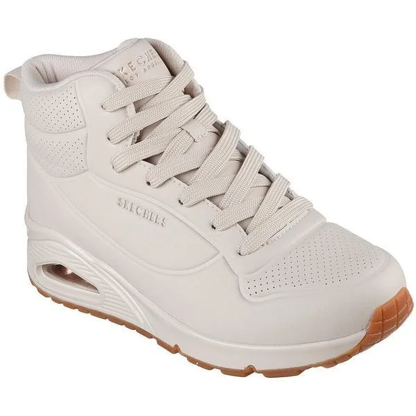Pantofi sport femei Skechers Uno - Stand High 177097-OFWT, 37, Bej