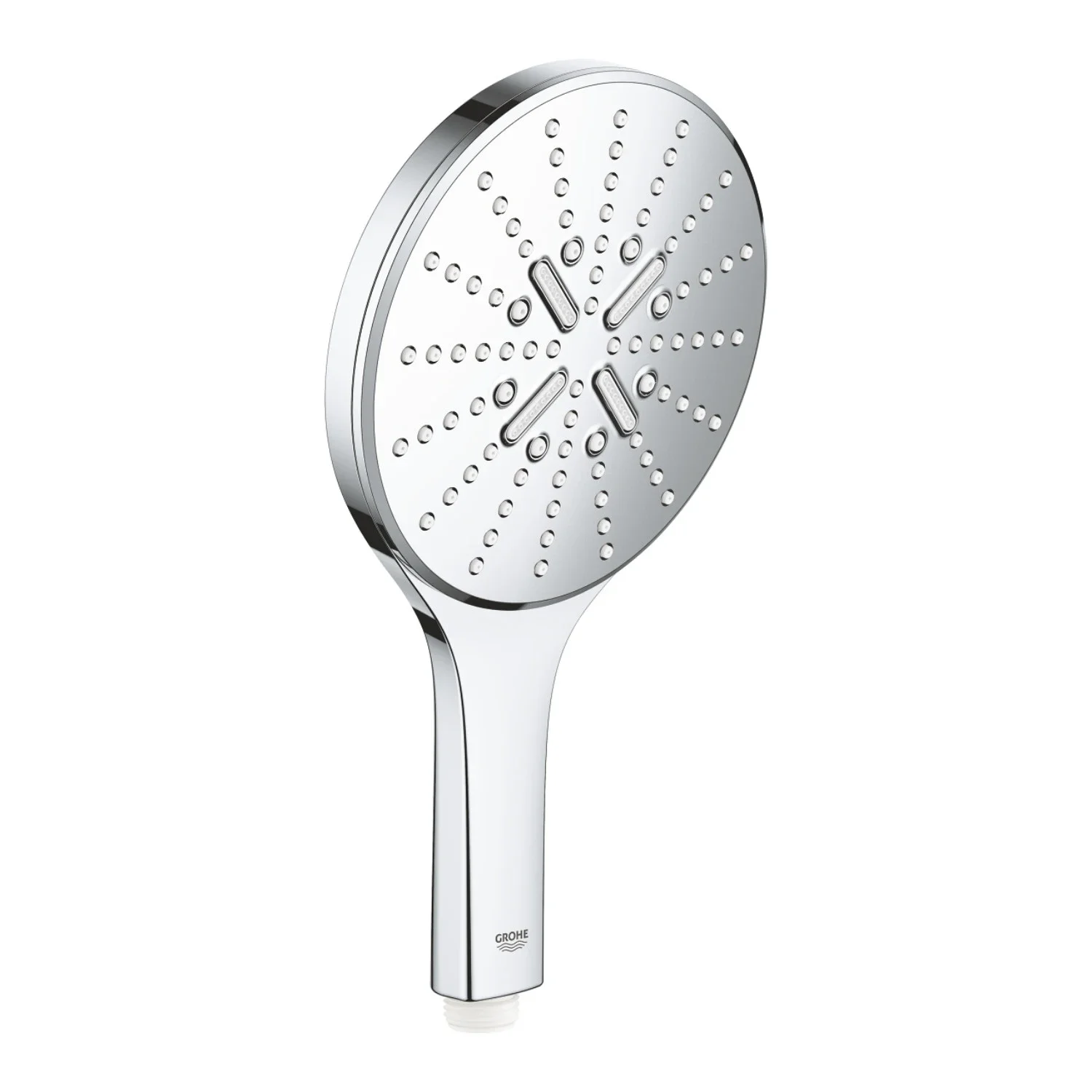 Para de dus crom cu 3 jeturi, 15 cm diametru, Grohe Rainshower SmartActive