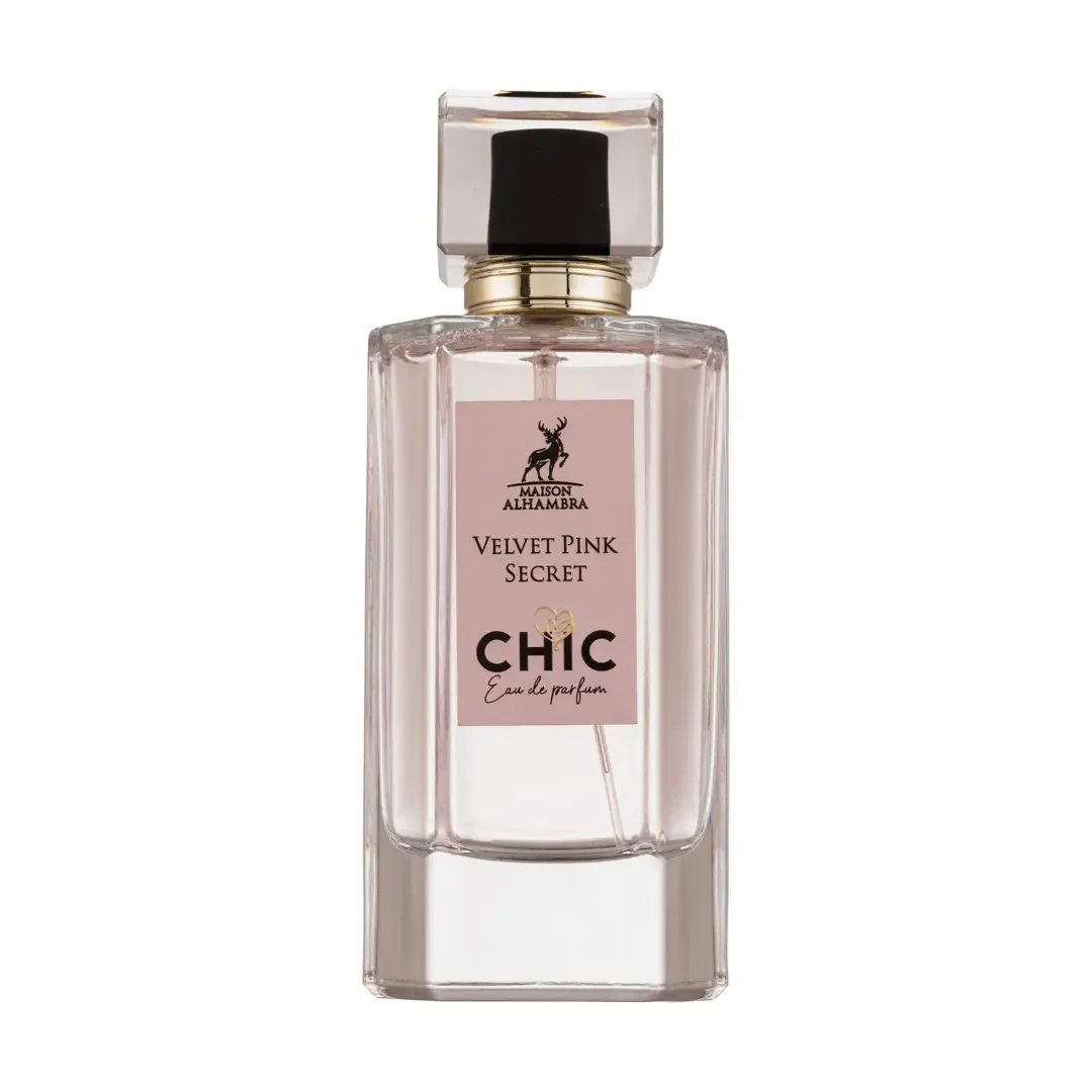Parfum Velvet Pink Secret Chic, Maison Alhambra, apa de parfum 100 ml, femei - inspirat din Love by Victoria s Secret