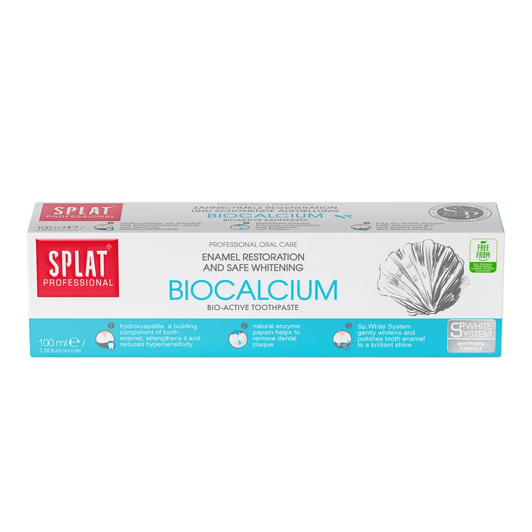 Pasta de dinti Biocalcium, 100 ml, Splat