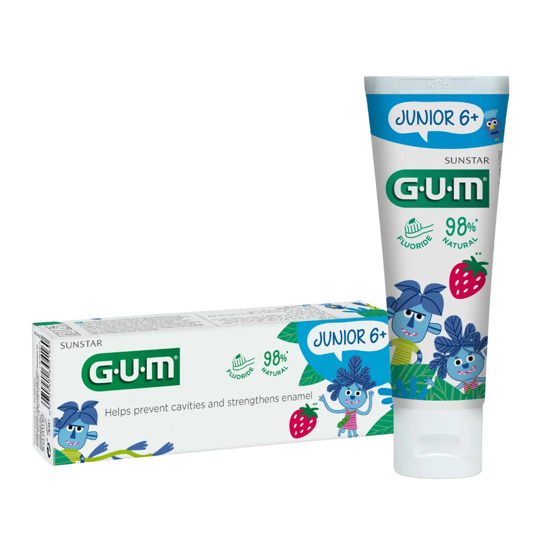 Pasta de dinti Junior 6 ani, 50 ml, Sunstar Gum