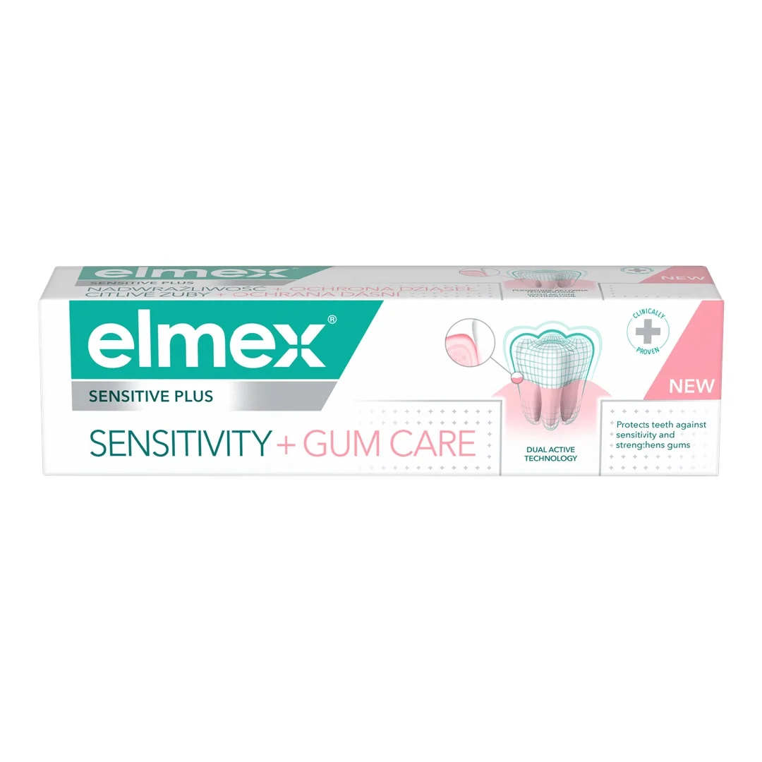 Pasta de dinti Sensitive Plus Sensitivity+Gum, 75 ml, Elmex