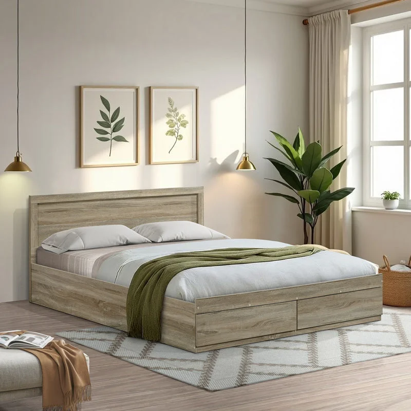 Pat Olympus cu sertar, sonoma,  160x200cm