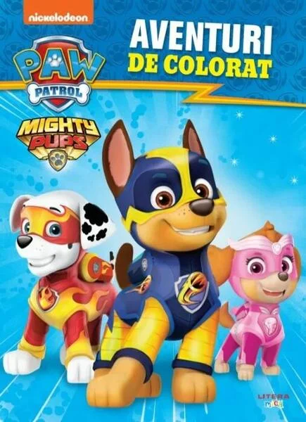 Patrula Cățelușilor. Aventuri de colorat - Paperback brosat - *** - Litera mică