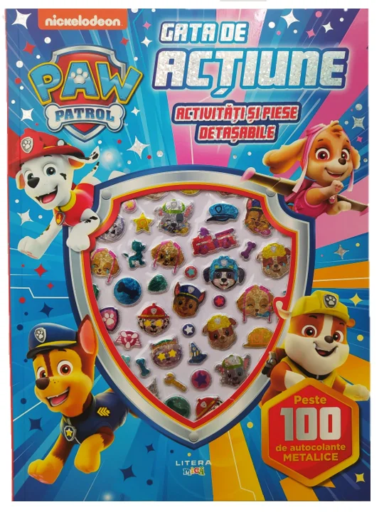 Patrula Catelusilor. Gata de actiune! Activitati si piese detasabile