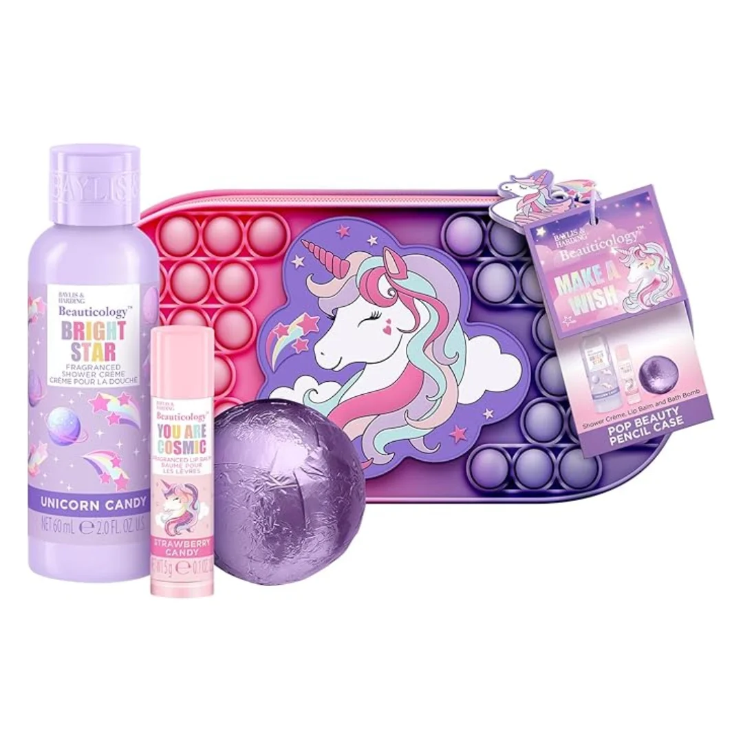 Penar cadou cu 3 produse de îngrijire Beauticology Cosmic Unicorn Pop Beauty, Baylis & Harding