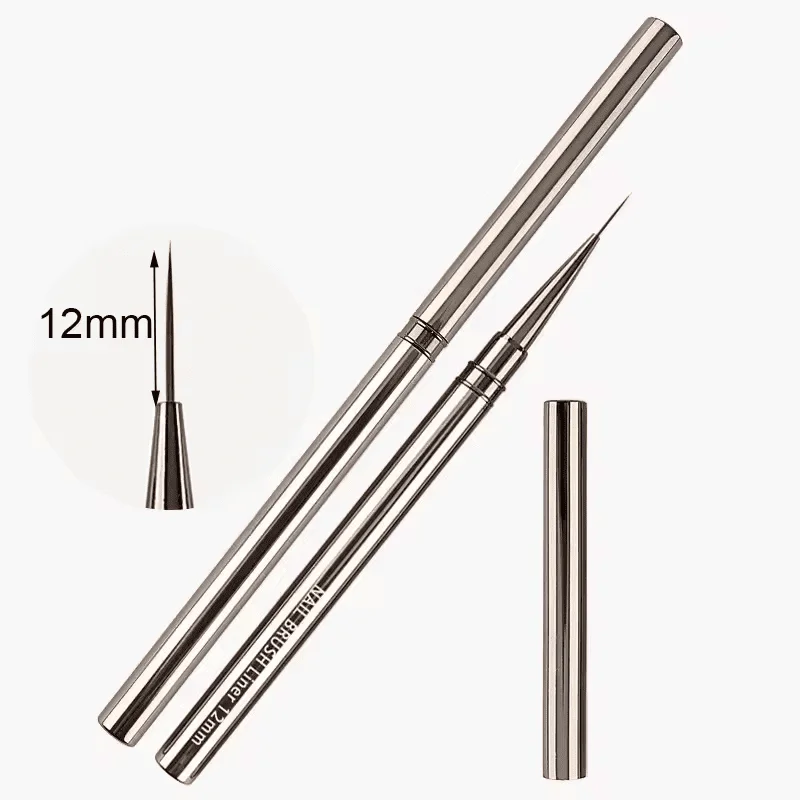 Pensula Metal Grey Liner 12mm - Everin