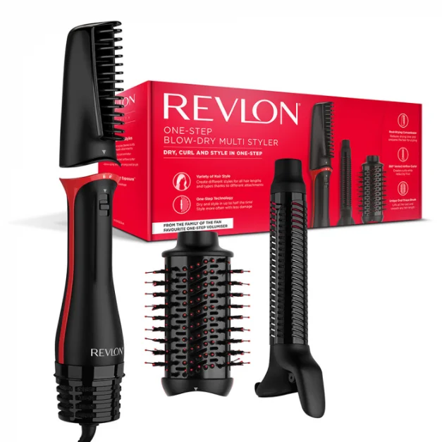 Perie de coafat multifunctionala One-Step Blow-Dry Multi Styler RVDR5333E, Revlon