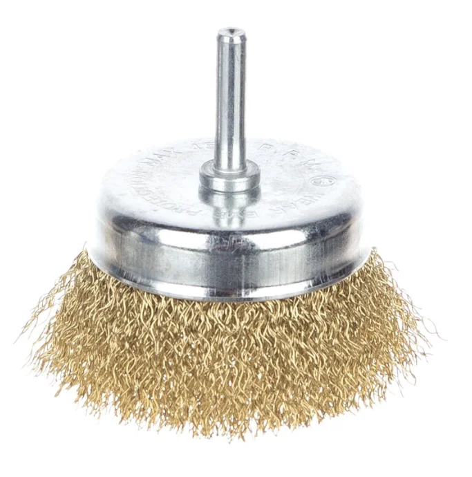 Perie sarma, tip cupa, otel, 5" pentru masina de gaurit 2500 RPM