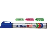 Permanent marker ARTLINE 109, corp plastic, varf tesit 2.0-5.0mm - albastru