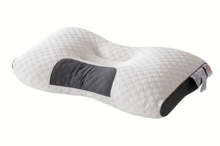 Perna ortopedica pentru gat Ulisem multifunctionala umplutura din fibra de soia