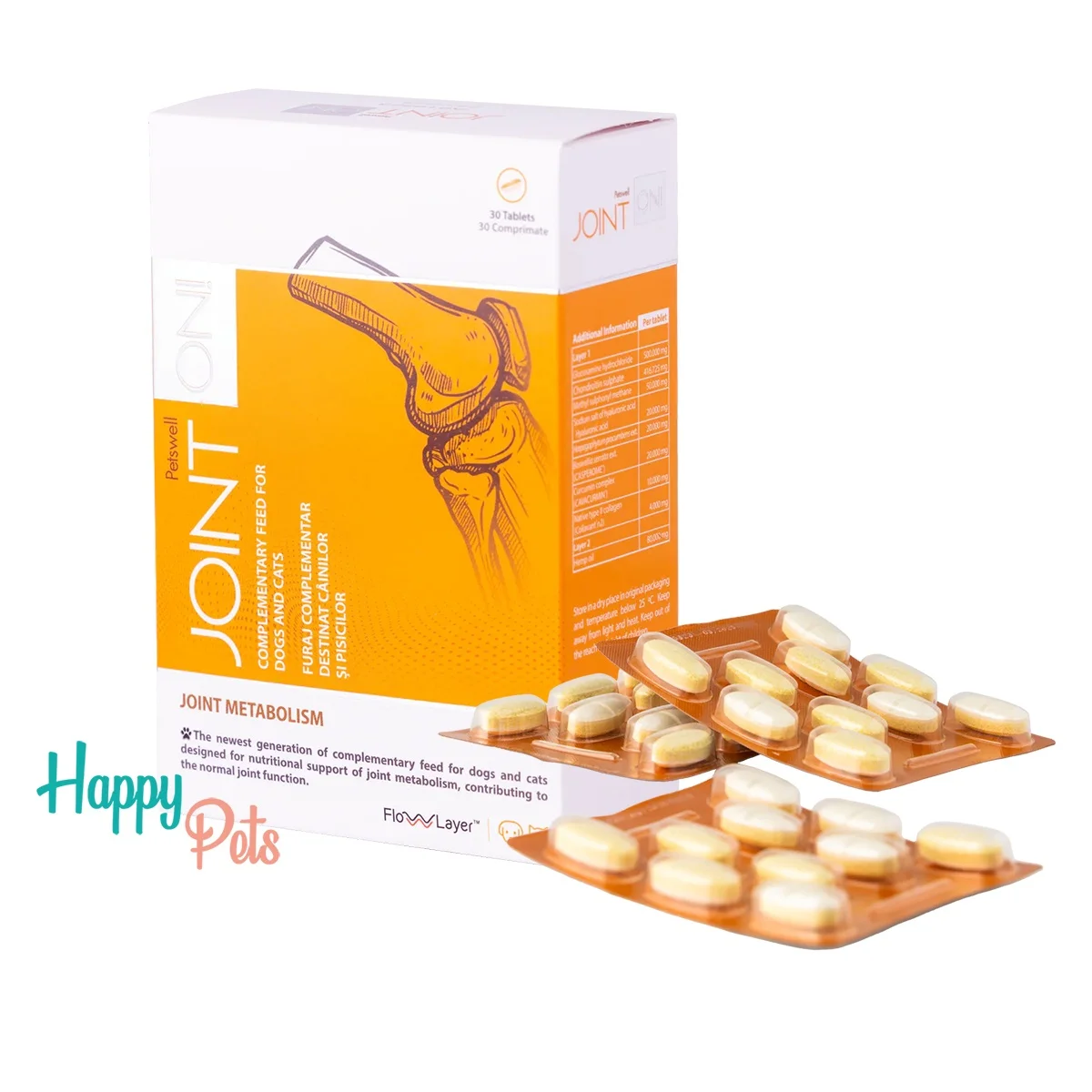 Petswell Joint On, 30 tablete