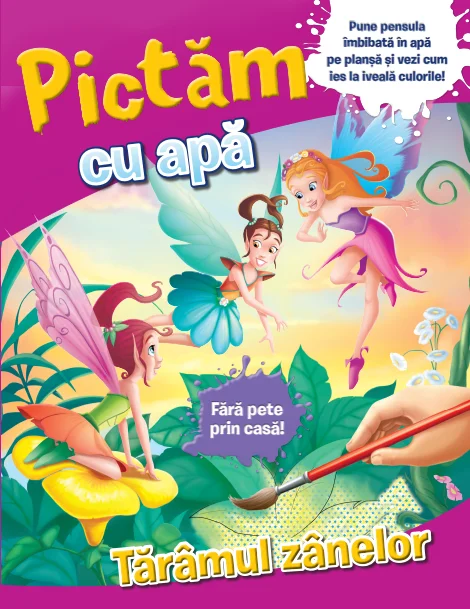 Pictăm cu apă. Tărâmul zânelor
