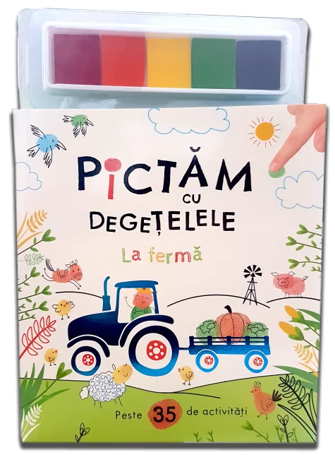 Pictăm cu degețelele. La fermă